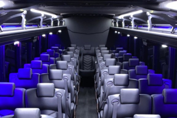 Mount Prospect Charter Bus Interior